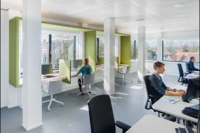 贸易公司办公室装修设计效果图