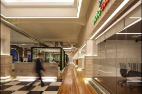 贸易公司办公室室内装饰设计效果图2018图片