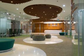 贸易公司办公室最新室内装修设计效果图图片