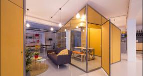 贸易公司办公室设计效果图片