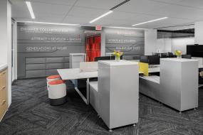 培训教育公司办公室室内设计装修效果图片大全