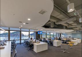 稳重厚重办公室室内装修设计效果图片