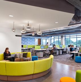 稳重厚重办公室最新室内装饰设计效果图片大全