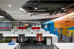 稳重厚重办公室室装修效果图