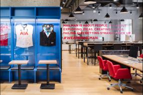 稳重厚重办公室室内装修效果图片2018