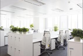 稳重厚重办公室最新室内装修设计效果图片