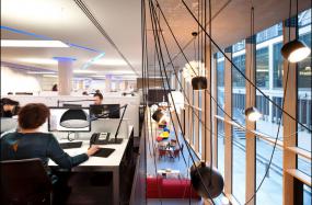 员工办公区装潢设计图