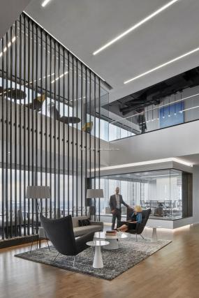 最新广告公司前台效果图