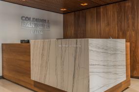 贸易公司前台装修设计图片