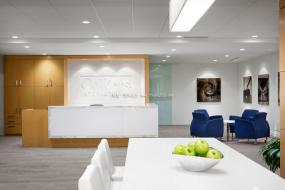 贸易公司前台装修设计效果图片库