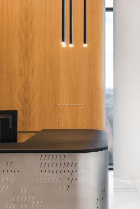 贸易公司前台装饰装修效果图