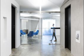 贸易公司前台装修高清图片