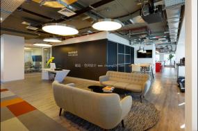 贸易公司前台设计装修图片