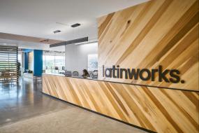 培训教育公司前台设计装修效果图片