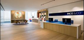 专业通信公司前台装修设计图片