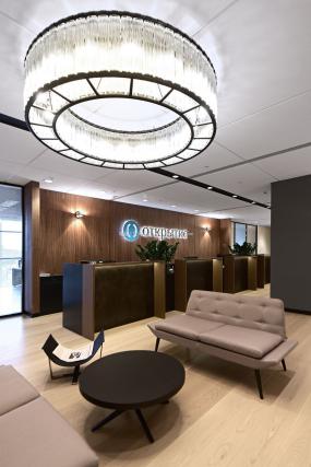 房地产公司前台装修效果图片