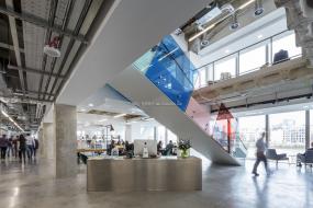 最新机械公司前台设计装修图片