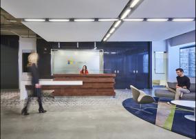 工业公司前台装修图片大全