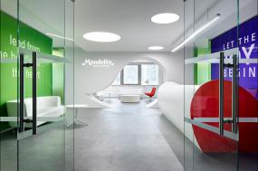 工业公司前台装饰效果图片