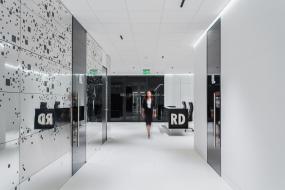 生物科技公司前台设计装饰图