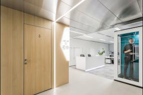 化工企业公司前台设计装修效果图片大全