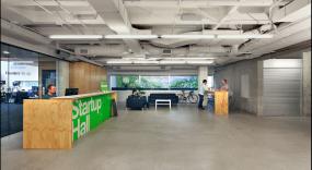 化工企业公司前台装饰装修图片