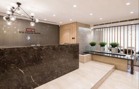 化工企业公司前台装潢图片