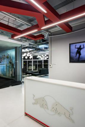 玩具公司前台装修实景图图片