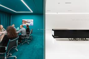 生物科技公司前台设计与装修效果图大全