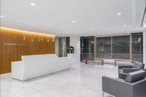 化工企业公司前台装饰装修效果图