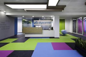 化工企业公司前台装饰设计效果图大全