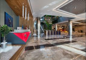 化工企业公司前台设计装修图片