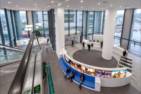 化工企业公司前台设计与装修效果图