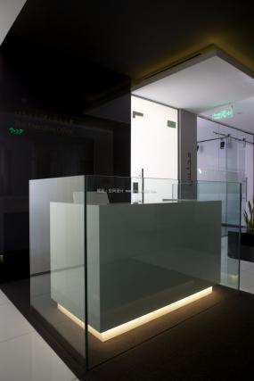 化工企业公司前台装饰效果图