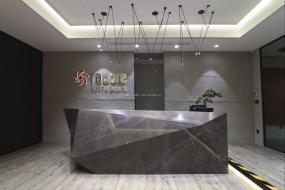 最新生物科技公司前台设计图片