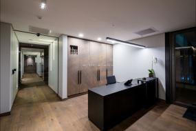 化工企业公司前台装修实景图片