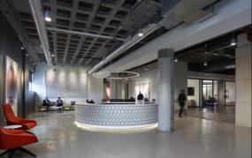 服装公司前台装饰效果图