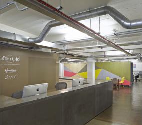 最新律师事务所公司前台装修设计图片