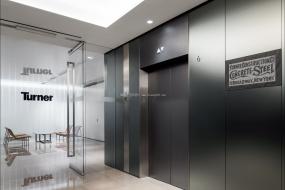 高端电影公司前台装修图片