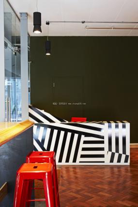 律师事务所公司前台设计装饰图片