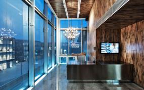 服装公司前台设计装修效果图