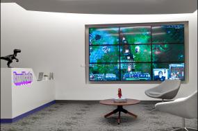 电影公司前台装潢设计效果图片