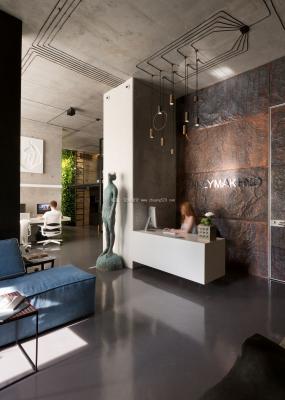 最新律师事务所公司前台装饰设计图