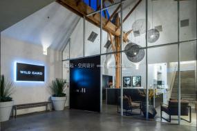 高档服装公司前台装修效果图