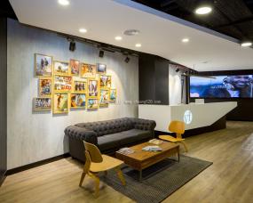 服装公司前台装修高清效果图