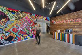 服装公司前台装修效果图