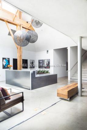 高档服装公司前台装修图片大全