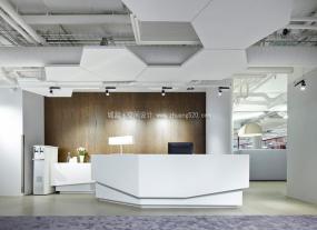 体育运动公司前台装修实景图图片大全