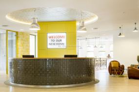 体育运动公司前台图片装修