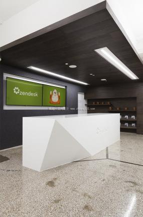 体育运动公司前台设计效果图